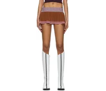 SSENSE Exclusive Brown Mini Skirt