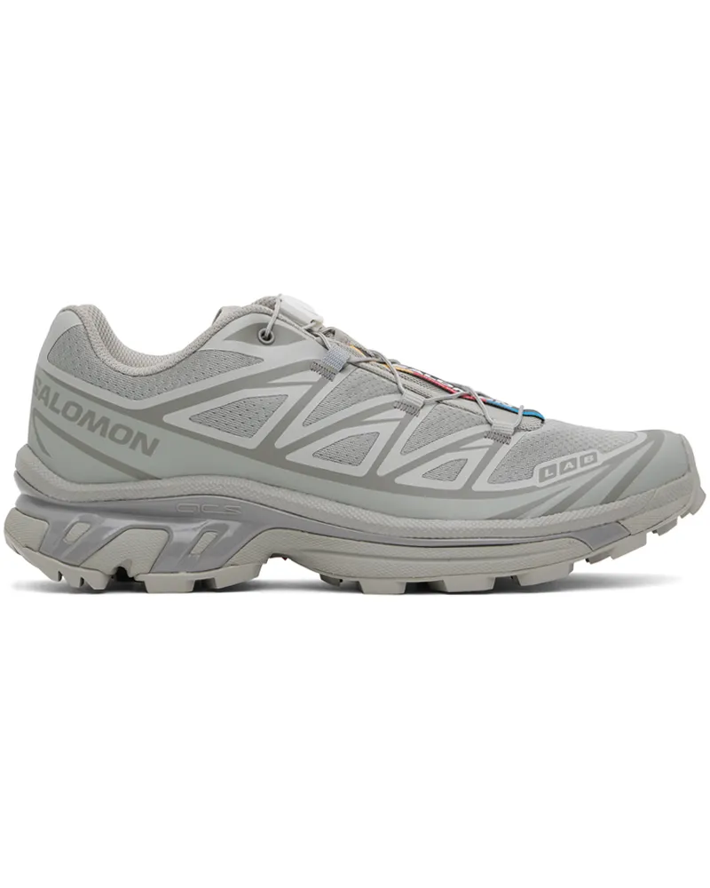 Salomon Gray XT-6 Sneakers Ghostgray