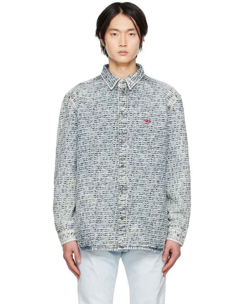 Diesel Blue D-Simply-Over-Sp Denim Jacket 01