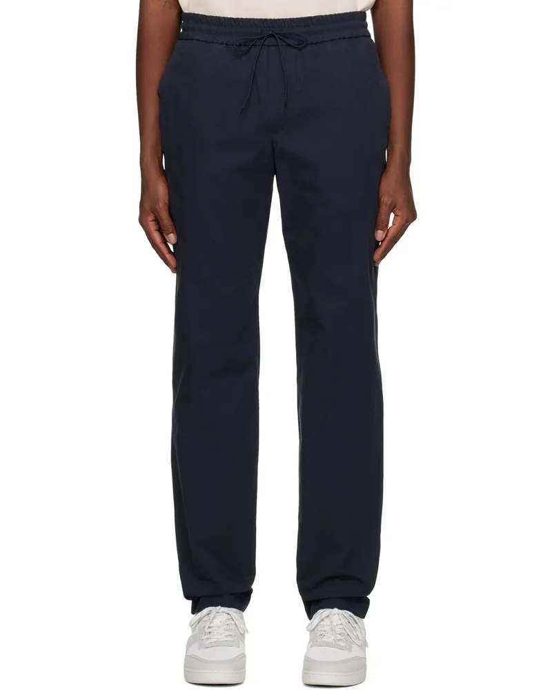 A.P.C. Navy New Kaplan Trousers Iaj