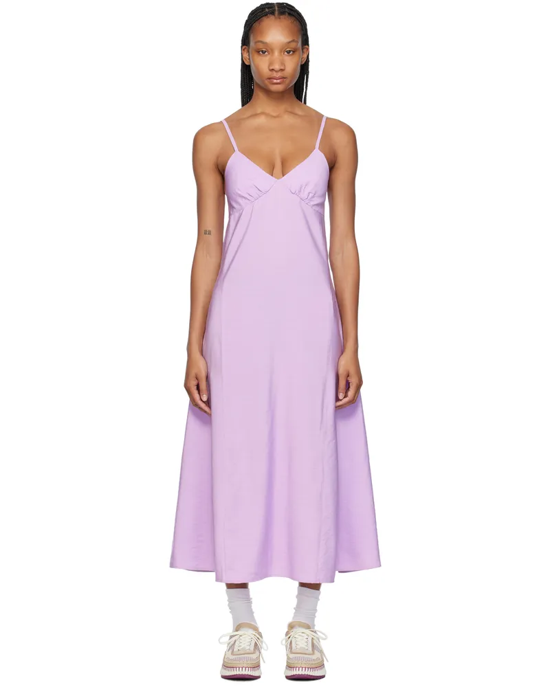 Kitsuné Purple Strap Maxi Dress P502