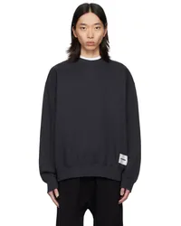 Jil Sander Navy Logo Patch Sweatshirt Midnight