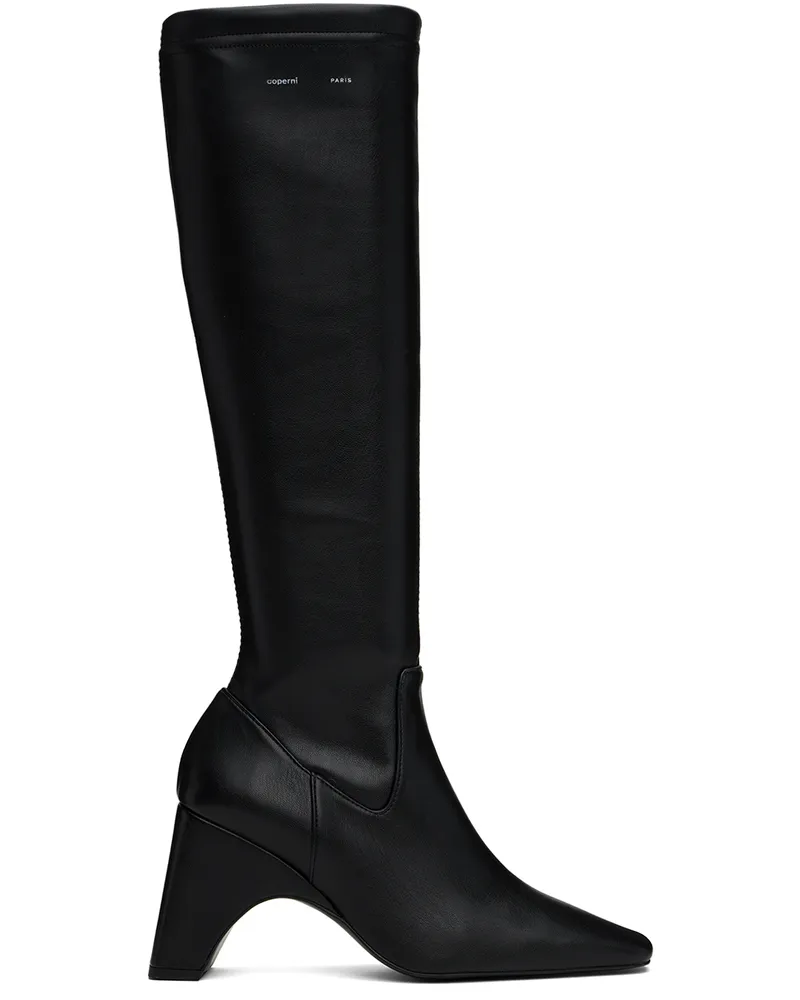 COPERNI Black Bridge Stretch Tall Boots Black