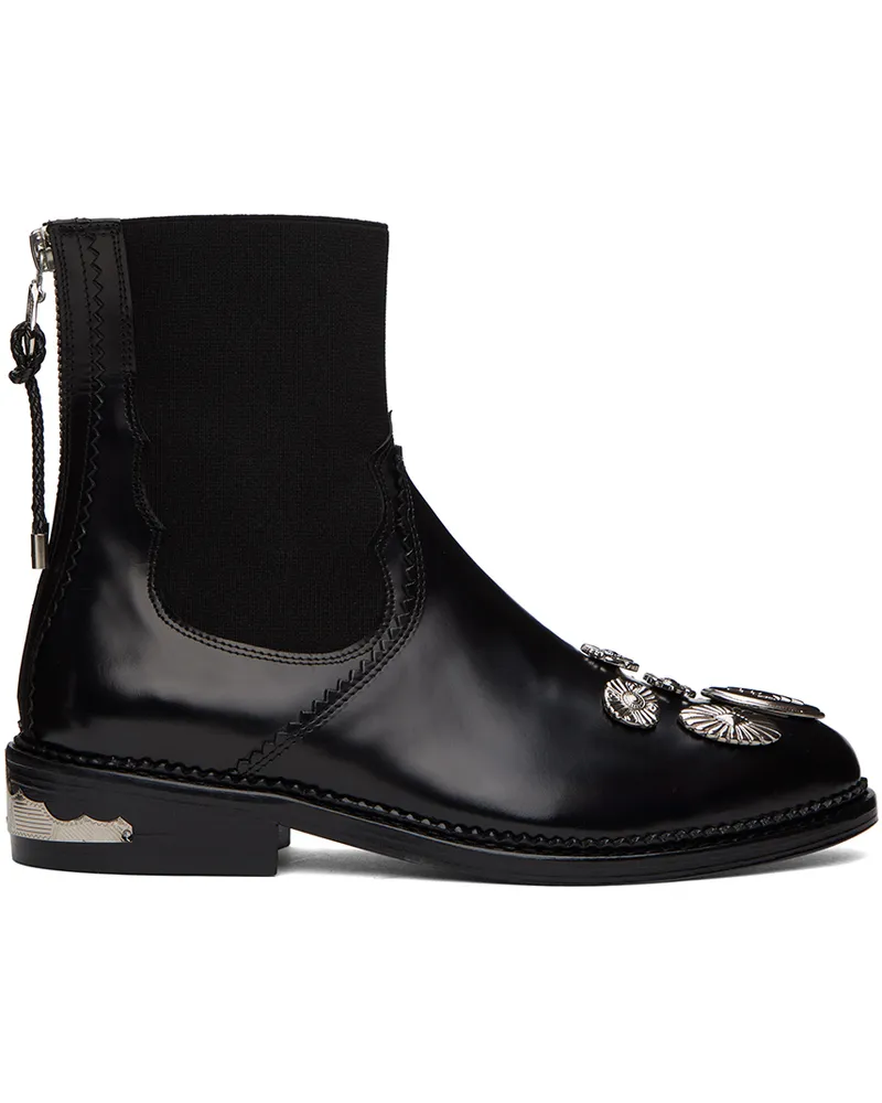 Toga Black Hardware Boots Aj990