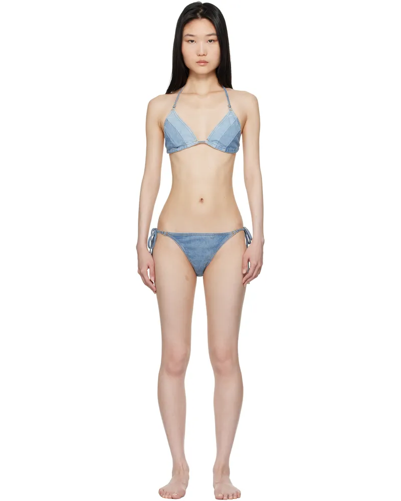 Zimmermann Blue Tallow Denim Bikini Den