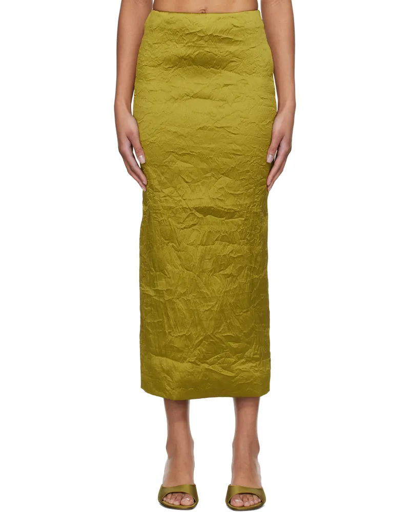 TOVE Gold Alma Maxi Skirt Gold