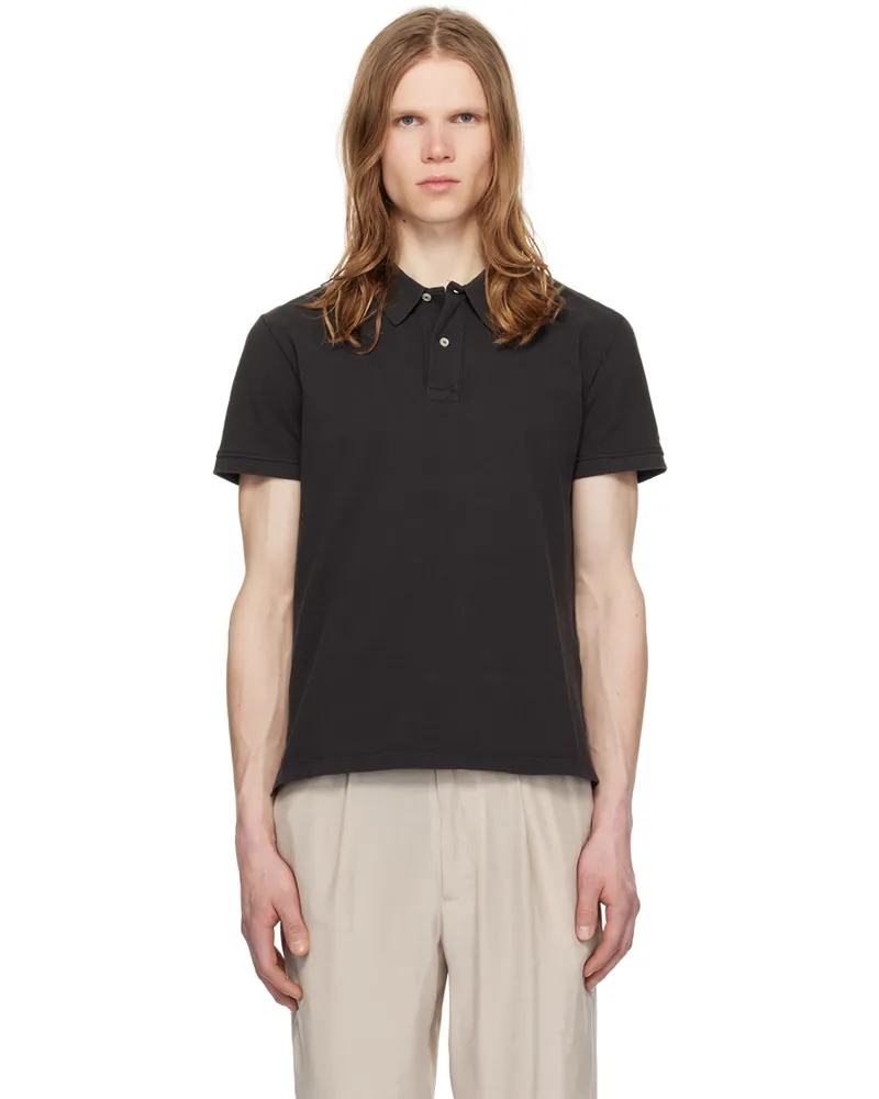 Officine Generale Black Larry Polo Black
