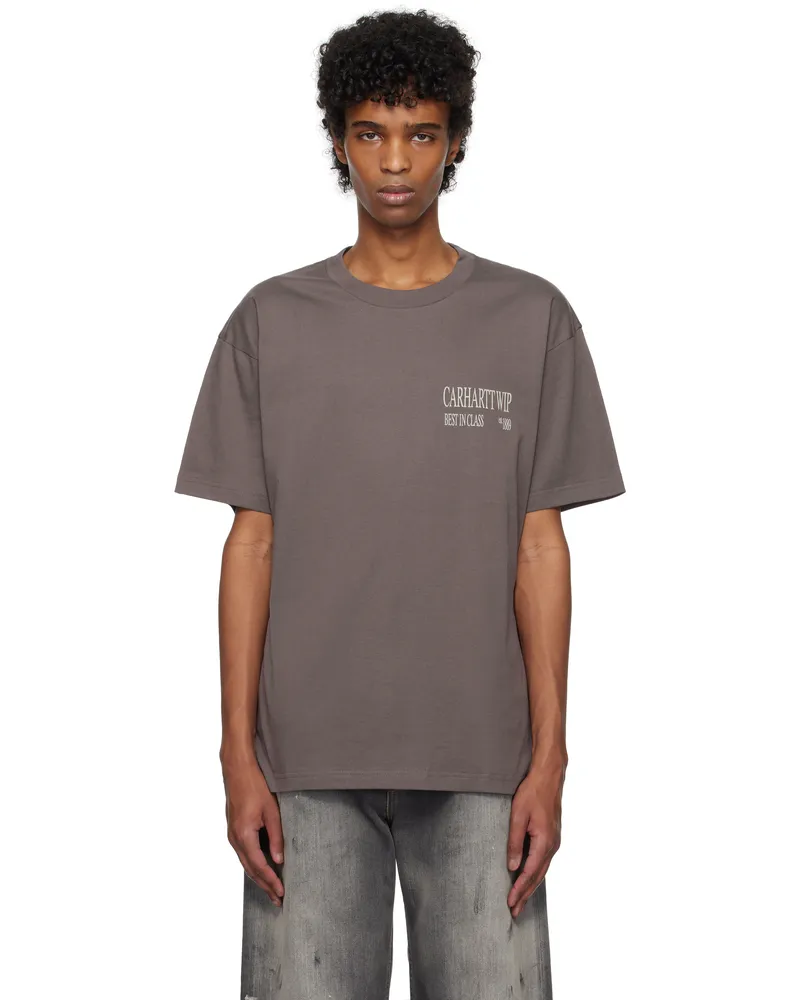 Carhartt WIP Gray 'Best In Class' T-shirt 2lqxx