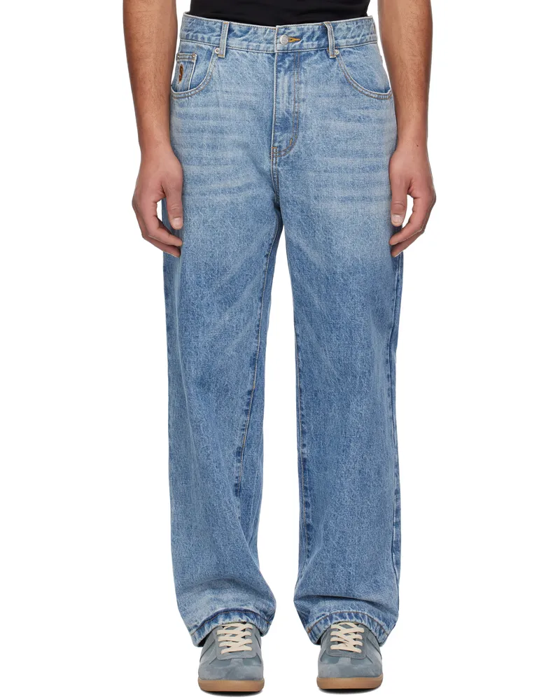 Billionaire Boys Club Blue Astro Jeans Mid