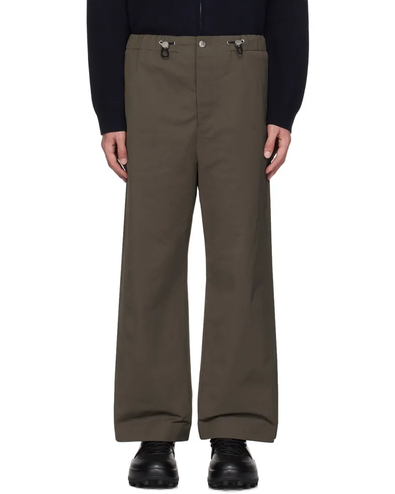 Nanushka Khaki Arnaud Pants Soil
