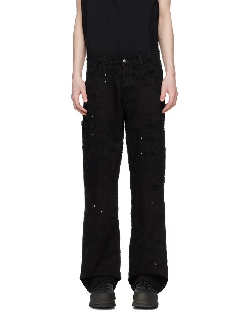 Heliot Emil Black Bicoid Jeans Black