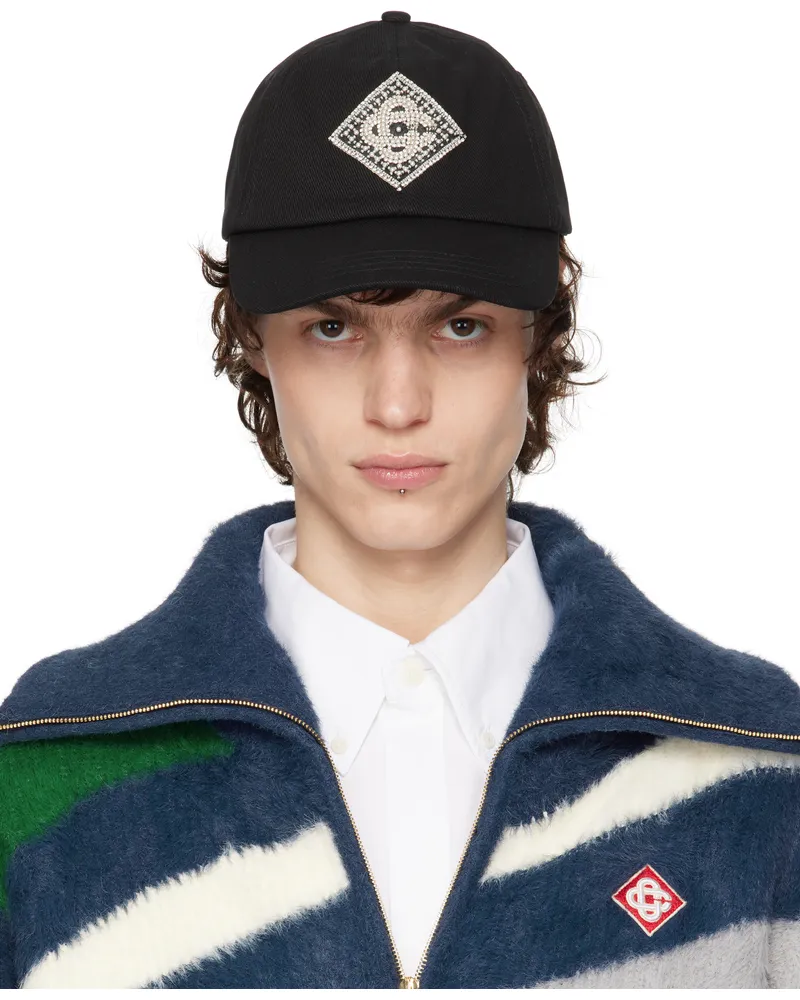 Casablanca Paris Black Pearl Diamond Cap Pearl