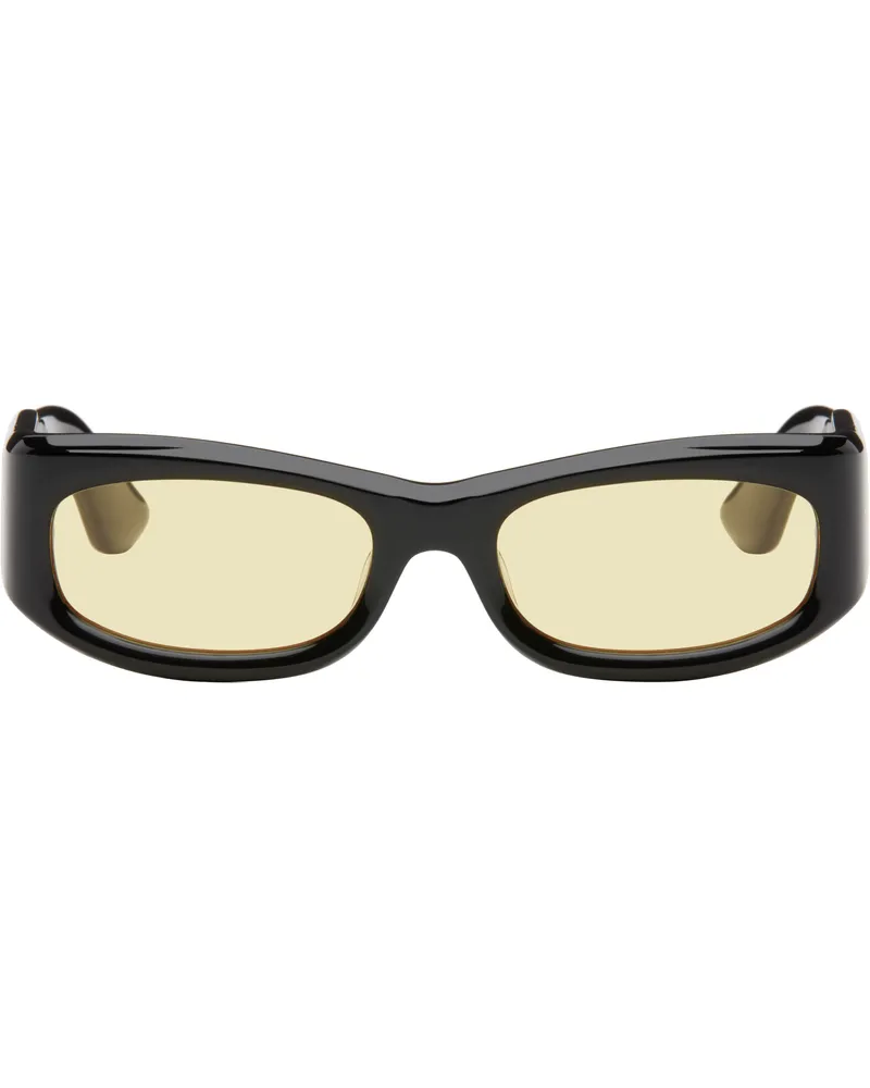 Port Tanger SSENSE Exclusive Black Saudade II Sunglasses Black