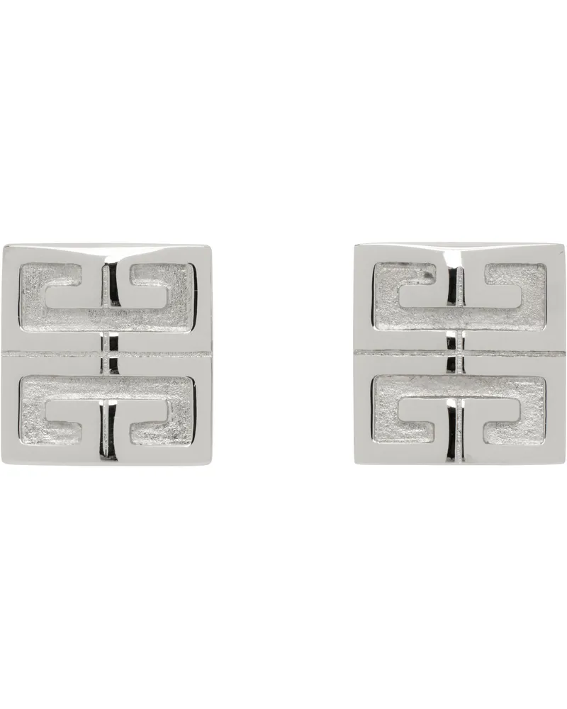 Givenchy Silver 4G Earrings 040-silvery