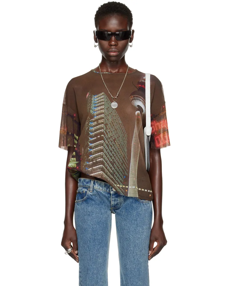 Jean Paul Gaultier Brown Shayne Oliver Edition T-Shirt 60405030