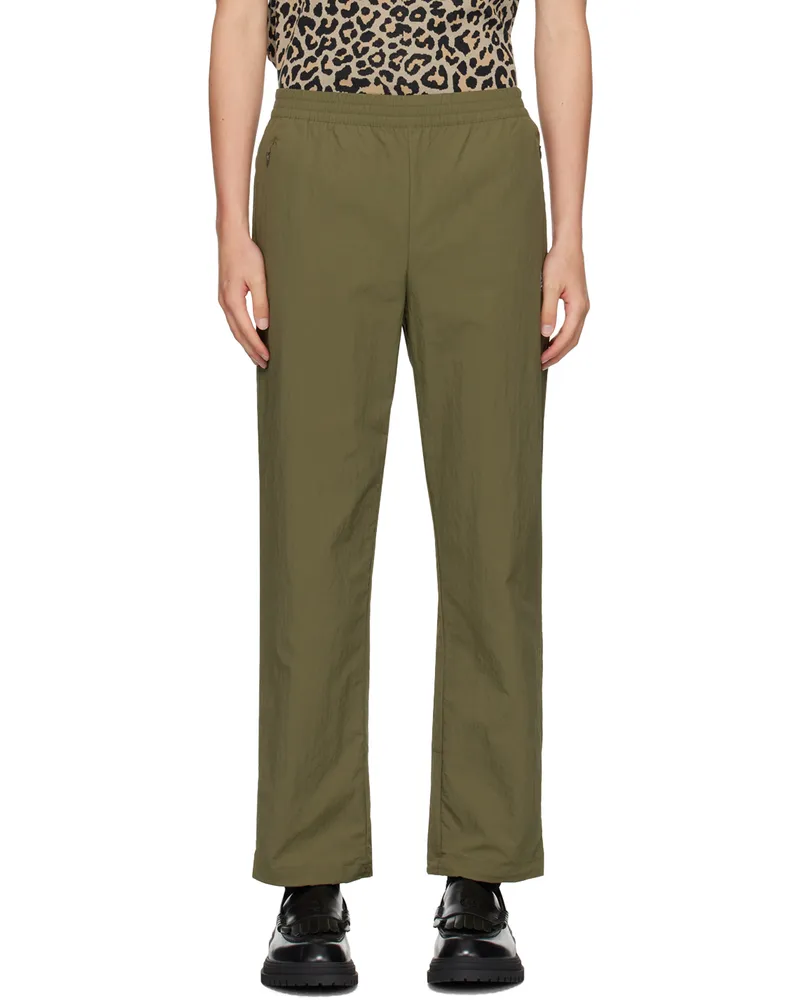 Fred Perry Khaki Shell Track Pants Q55