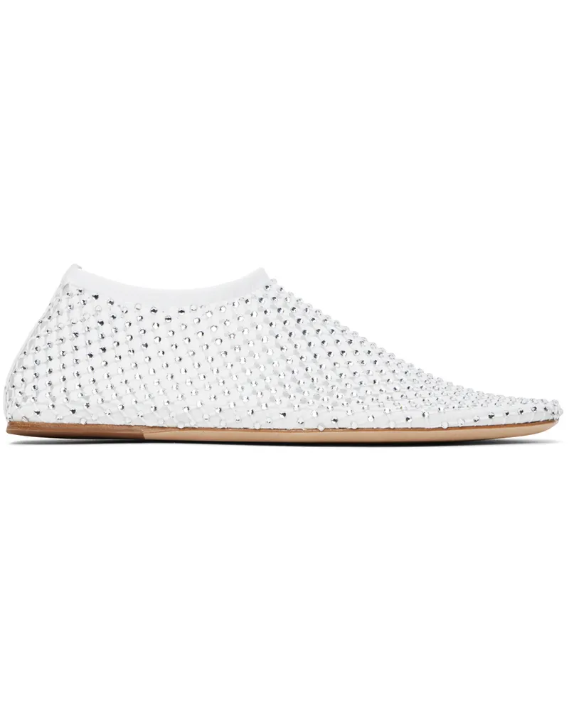 Christopher Esber White Minette Ballerina Flats White
