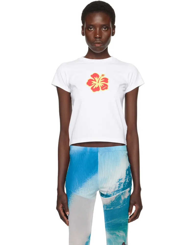 ABRA White Flower Mini T-shirt White