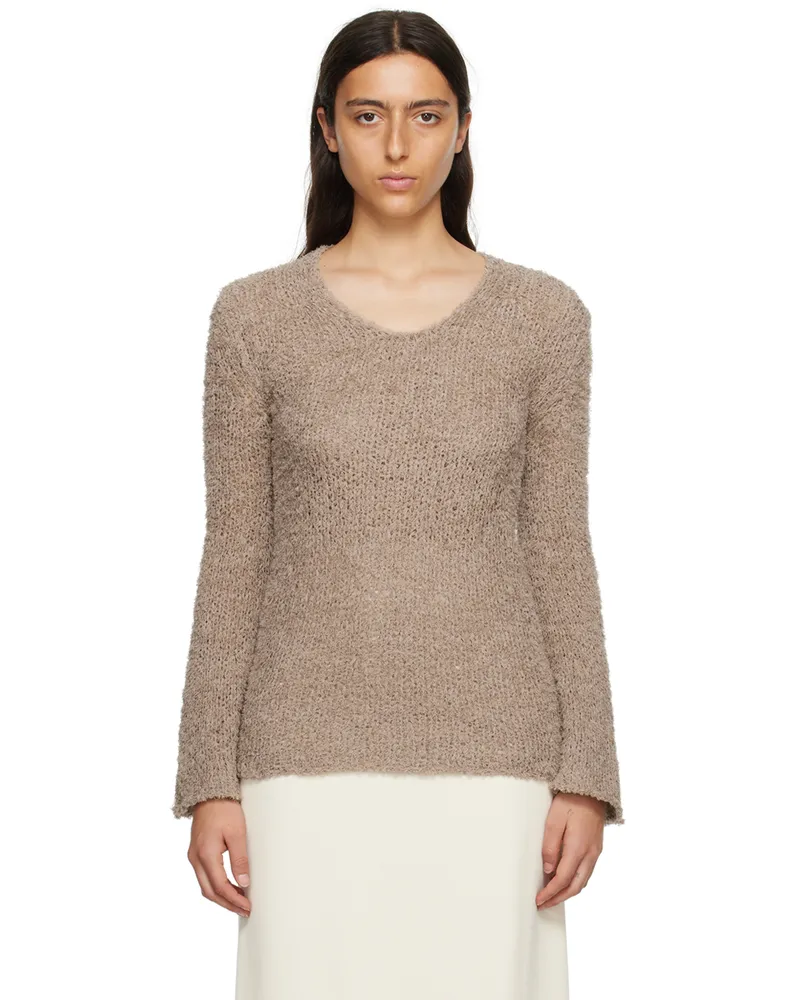 By Malene Birger Taupe Pelira Sweater 1y5
