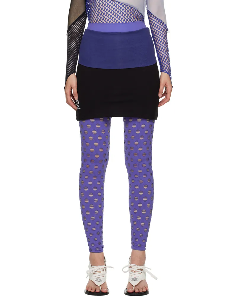 Maisie Wilen Black Pop Miniskirt Blkmid