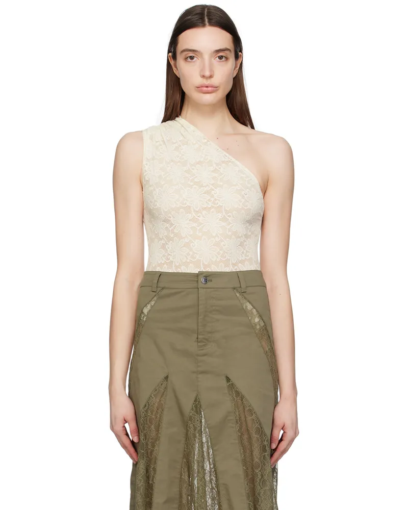 Miaou White Jade Bodysuit Dove