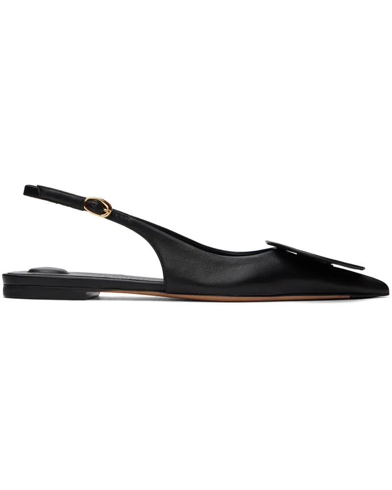 Jacquemus Black Les Classiques 'Les slingbacks Duelo plates' Ballerina Flats 990