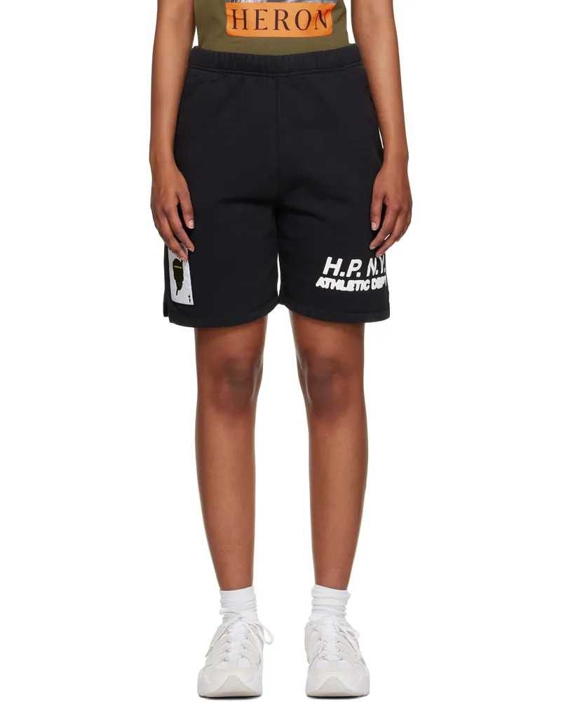 Heron Preston Black 'H.P. N.Y.' Shorts Black