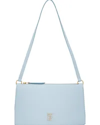 Burberry Blue Mini TB Shoulder Bag Pale