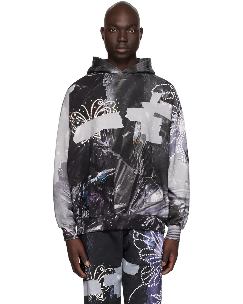 Praying Black Garbage Hoodie Black