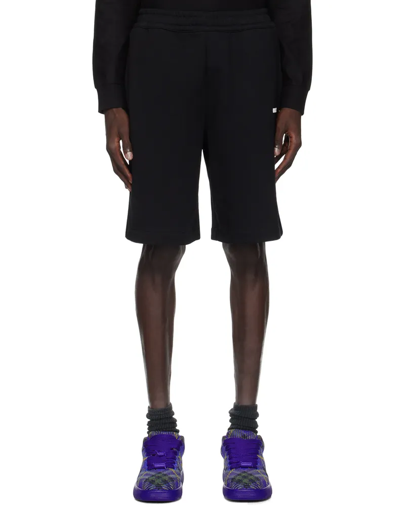 Burberry Black Cotton Shorts Black