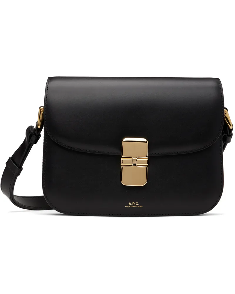 A.P.C. Black Small Grace Bag Lzz