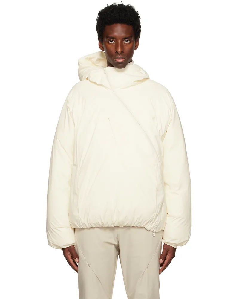 Post Archive Faction White 5.1 Center Down Jacket White