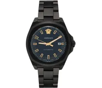 Black Geo Automatic Watch