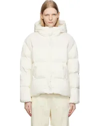 Moncler White Jaseur Down Jacket White