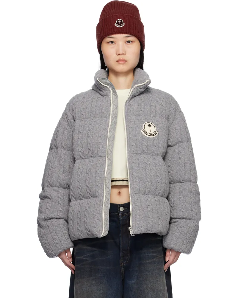 Moncler Moncler x Palm Angels Gray Austru Down Jacket 907