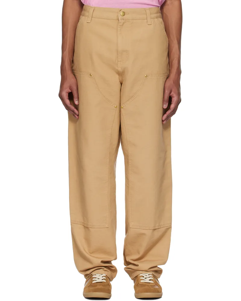 Carhartt WIP Tan Double Knee Trousers 07e02