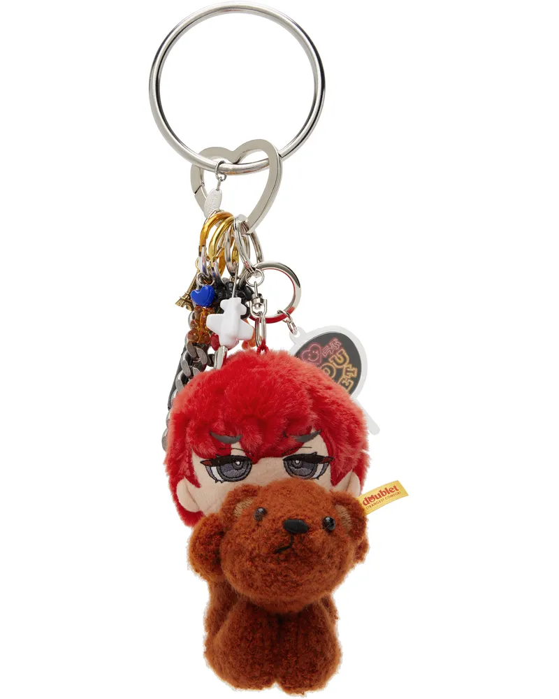 Doublet Multicolor 'Oshi-Nui' Keychain Zinn
