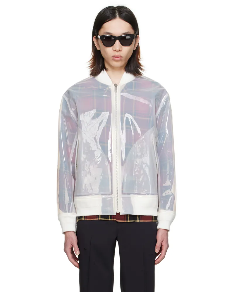 Undercover White Bomber Jacket White