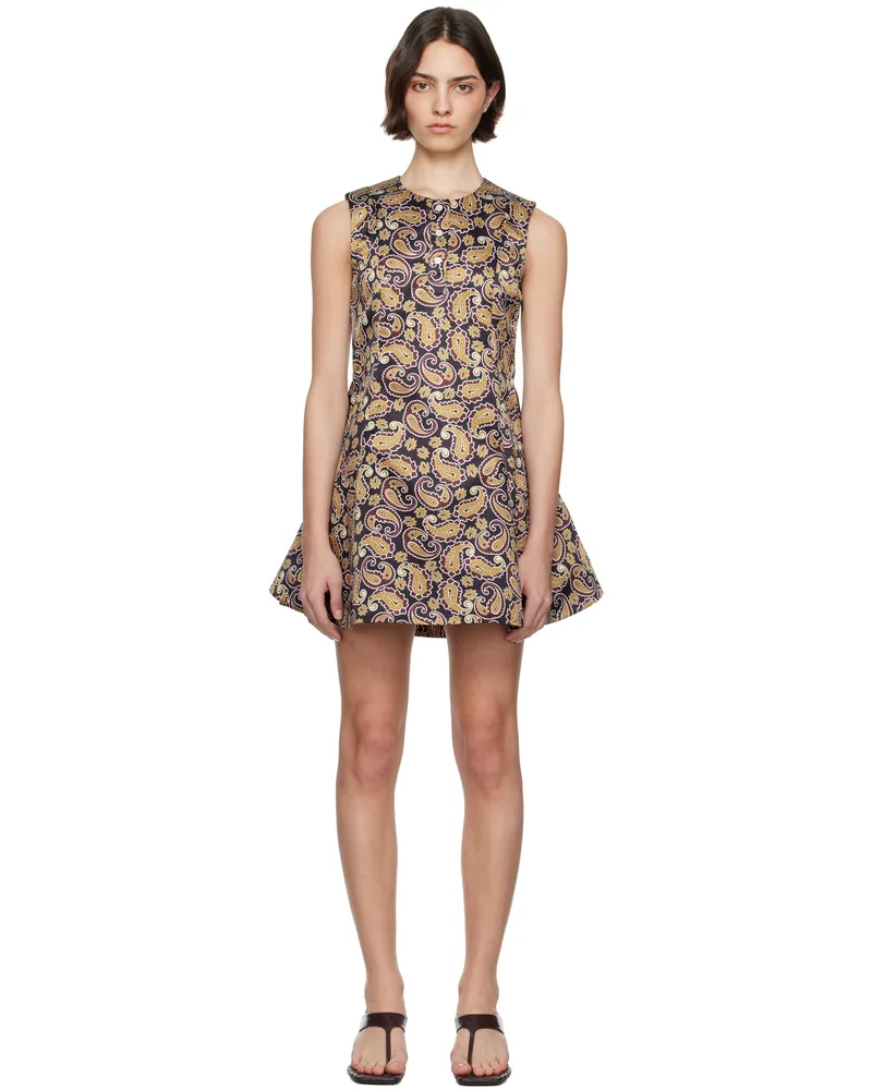 J.W.Anderson Multicolor Paisley Print Circle-Skirt Minidress 293