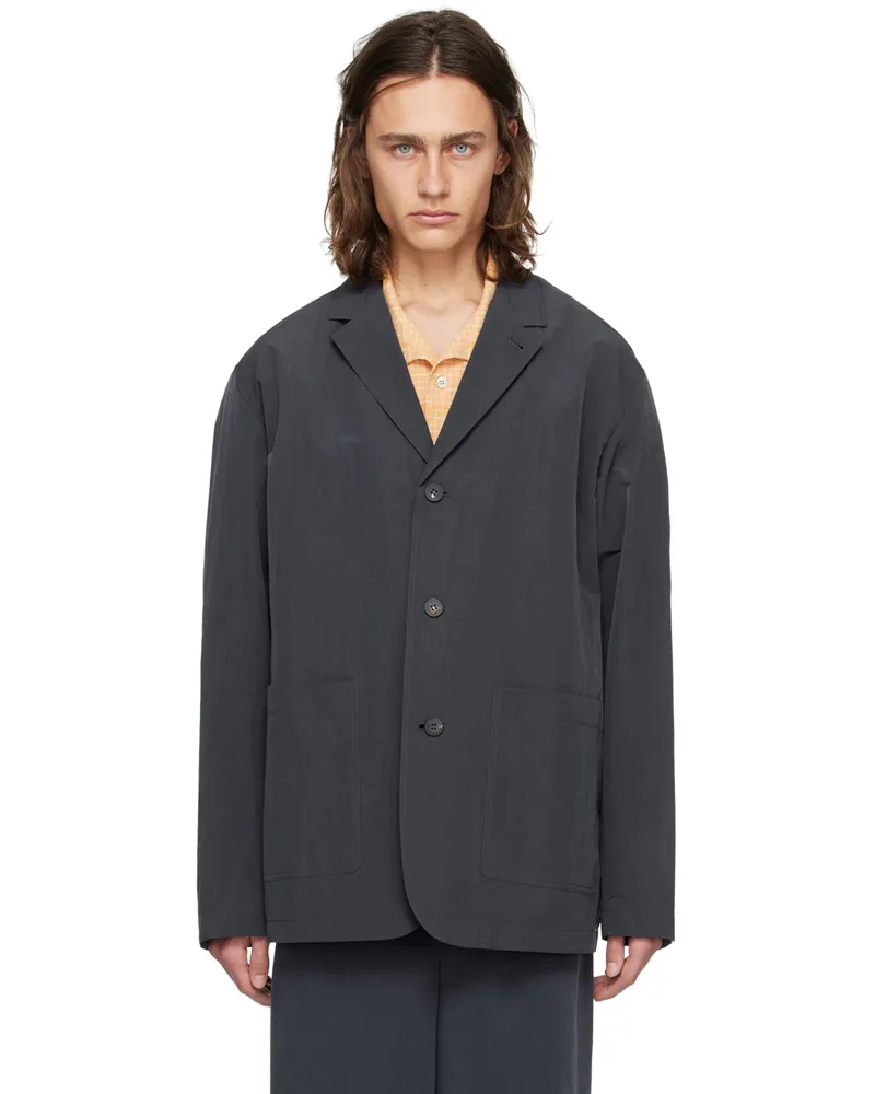 LE 17 SEPTEMBRE Navy Single-Breasted Blazer Navy