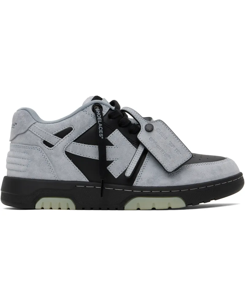 OFF-WHITE Gray & Black Out Of Office Sneakers Light