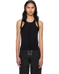 Dion Lee Black Sculpt Tank Top Black