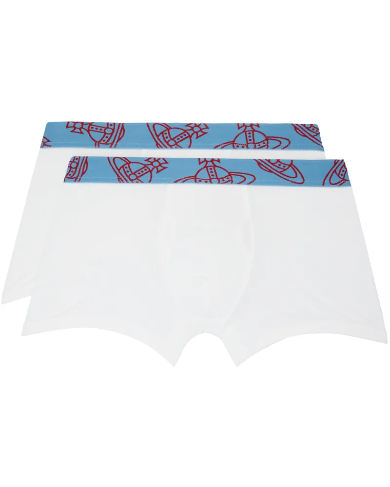 Vivienne Westwood Two-Pack White Boxer Briefs White
