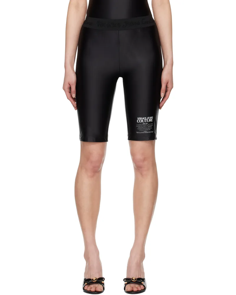 Versace Jeans Black Printed Shorts E899
