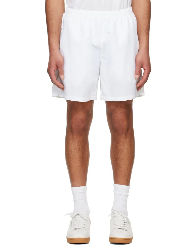 Fred Perry White On Court Shorts 100