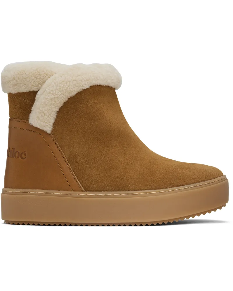See by Chloé Tan Juliet Ankle Boots 221-tan