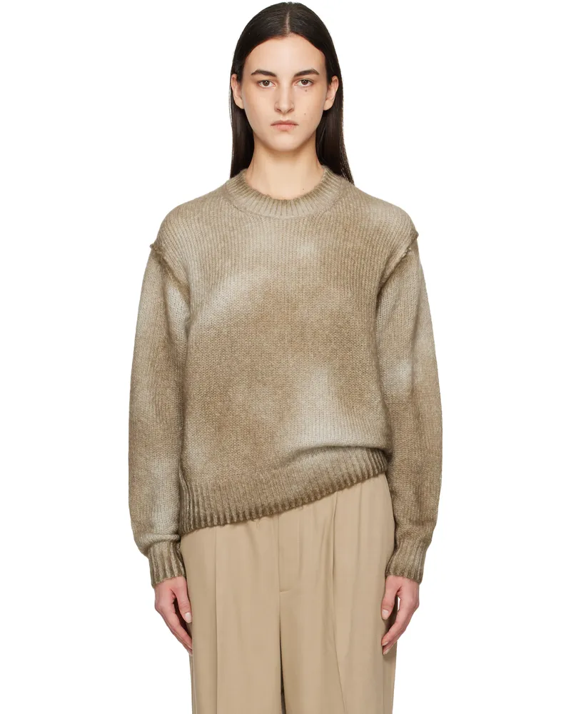 Acne Studios Beige Sprayed Finish Sweater Ady