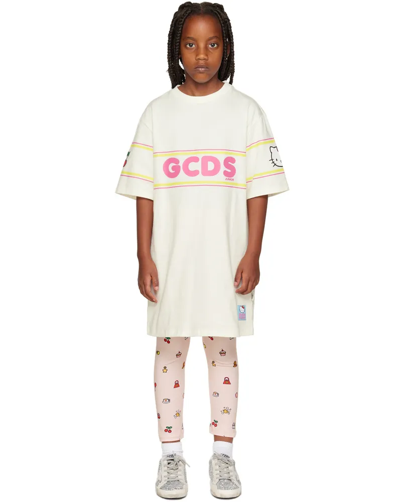 GCDS Kids Off-White Hello Kitty Edition Dress Cloud