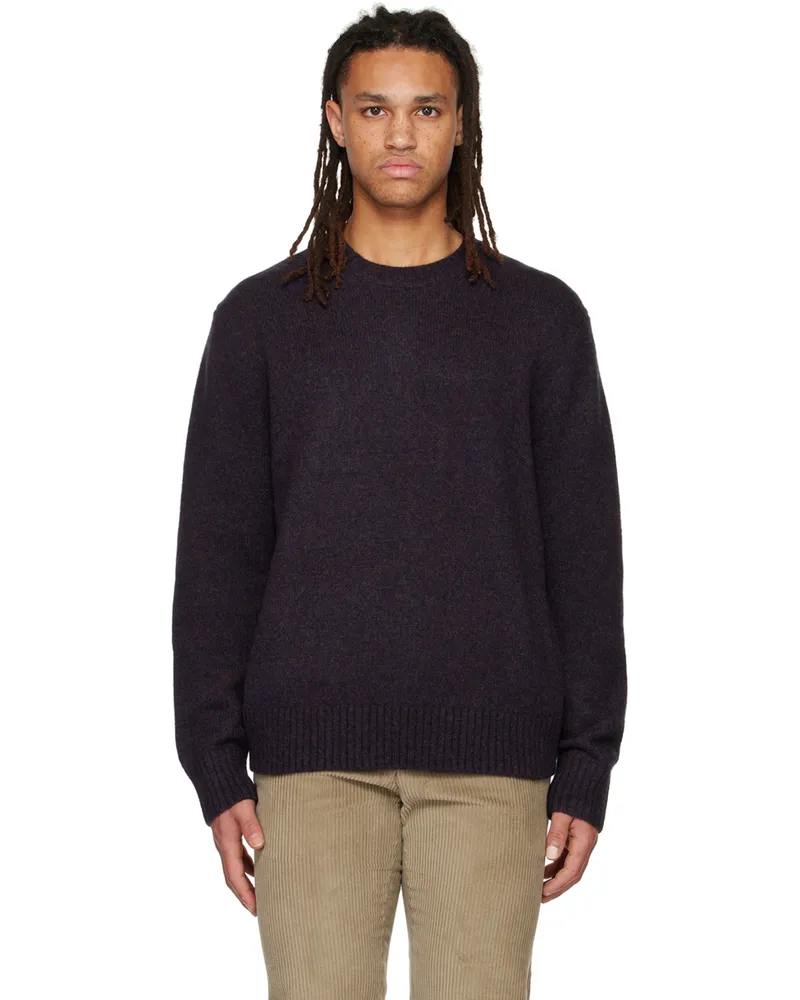Vince Purple Marled Sweater Dk