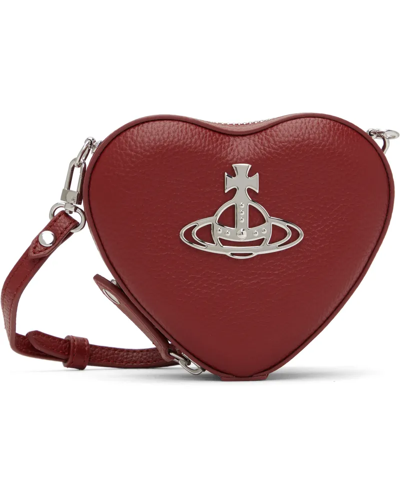Vivienne Westwood Red Mini Heart Crossbody Bag H407